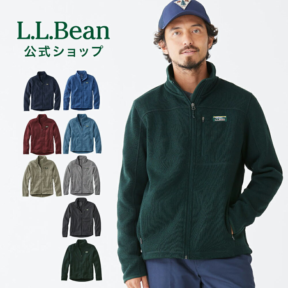 エルエルビーン セーター フリース フルジップ ジャケット | ジップアップ メンズ アウトドア ブランド ロゴ L.L.Bean LLBean llビーン llbeen フルジップジャケット トップス メンズウェア メンズアウター キャンプ ギフト