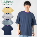 エルエルビーン ユニオン ショートスリーブ ストライプ Tシャツ ティーシャツ 半袖 半袖tシャツ メンズ アウトドア ブランド 綿100% ボーダー 胸ポケット ポケット付き L.L.Bean LLBean llビーン llbeen