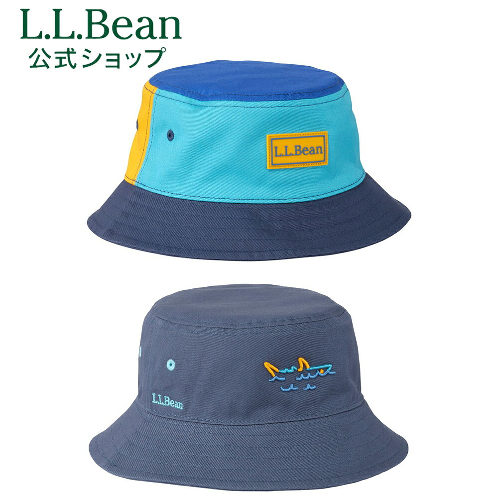 楽天L.L.Bean公式オンラインストア【SALE20％OFF】【公式】エルエルビーン キッズ ビーンズ リバーシブル コットン バケット ハット バケハ 帽子 子供服 子ども用 子供用 アウトドア ブランド 日よけ UVカット リバーシブル コットン L.L.Bean LLBean llビーン llbeen