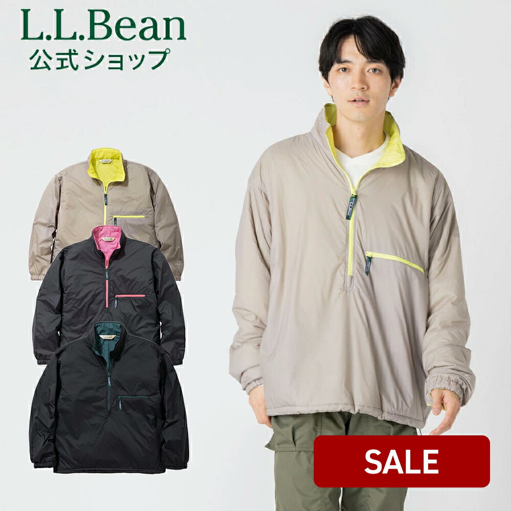 楽天L.L.Bean公式オンラインストア【ポイント10倍 6/3まで】【SALE10％OFF】【公式】エルエルビーン ハリントン ストレッチ ハーフジップ ジャケット アウター ブルゾン ジャンバー ジャンパー 中綿ジャケット メンズ アウトドア ブランド 軽量 防寒 撥水 暖かい セール L.L.Bean LLBean llビーン