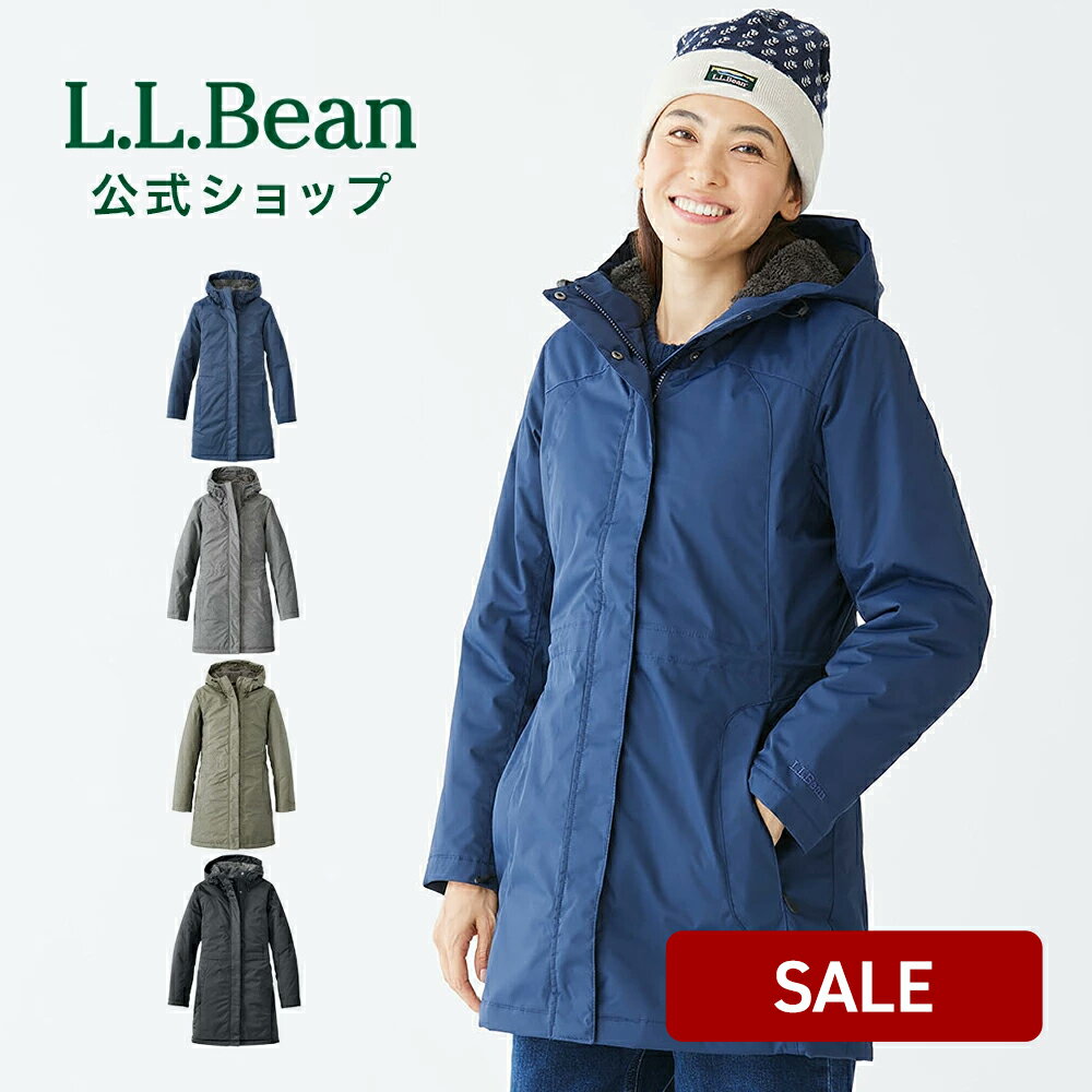 【SALE30%OFF】【公式】エルエルビーン ウィンター ウォーマー コート | アウター ジャケット ウィメンズ レディース アウトドア ブランド フーディ フード付き 裏地付き L.L.Bean LLBean llビーン カジュアル ドローコード