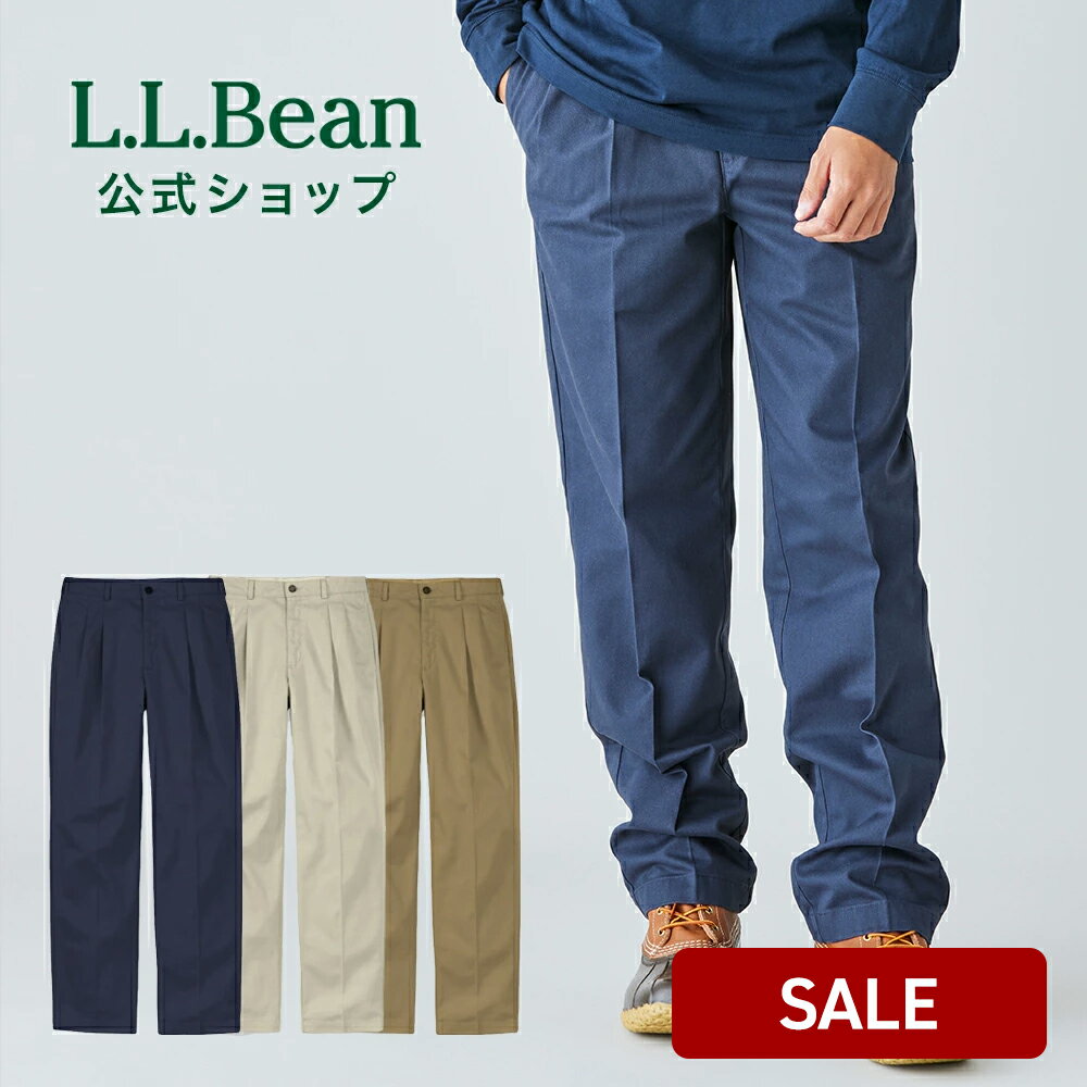 【ポイント10倍 6/3まで】【SALE10%OFF】【公式】エルエルビーン リンクルフリー 形態安定 ダブル エル チノ クラシック フィット タック入り チノパン チノパンツ メンズ アウトドア ブランド…