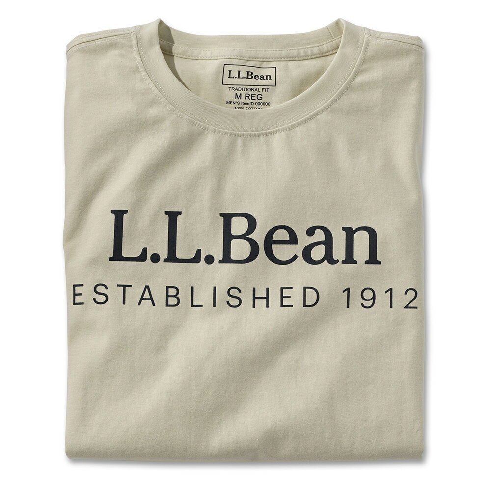 【公式】 エルエルビーン ケアフリー アンシュリンカブル ティ グラフィック シャツ Tシャツ カットソー ロンT メンズ アウトドア ブランド 長袖 綿 防縮 防シワ L.L.Bean LLBean l.l.bean llbean llビーン llbeen