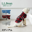 【公式】エルエルビーン ドッグ セーター フリース ジャケット ミディアム 犬用ジャケット 犬用ウェア 犬服 ドッグウェア 小型犬 中型犬 犬 犬用 いぬ アウトドア ブランド ニット 袖なし チェック柄 L.L.Bean LLBean llビーン llbeen