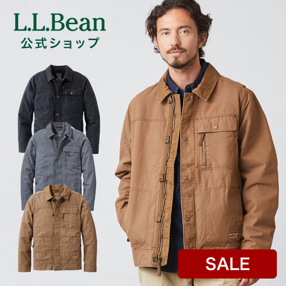 楽天L.L.Bean公式オンラインストア【SALE30％OFF】【公式】 エルエルビーン ユーティリティ ジャケット | アウター ユーティリティジャケット ジャンパー ブルゾン メンズ アウトドア ブランド 中綿 L.L.Bean LLBean l.l.bean llbean llビーン llbeen 防風 ブラウン