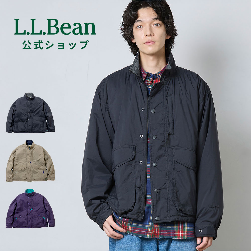 【SALE20%OFF】【公式】 エルエルビーン ビーンズ ウィンディ リッジ インサレーテッド ジャケット アウター ジャンパー ブルゾン ユーティリティジャケット メンズ アウトドア ブランド JAPAN EDITION 軽量 保温 中綿入り 撥水 薄手 秋 冬 L.L.Bean LLBean llビーン llbeen