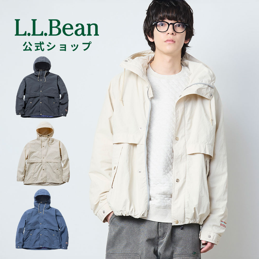  エルエルビーン リバモア ジャケット アウター ブルゾン ジャンパー ジャンバー マウンテンパーカー ジップアップ フルジップ フード パーカー メンズ アウトドア ブランド JAPAN EDITION 防風 ナイロン ゆったり 春 秋 L.L.Bean LLBean llビーン llbeen