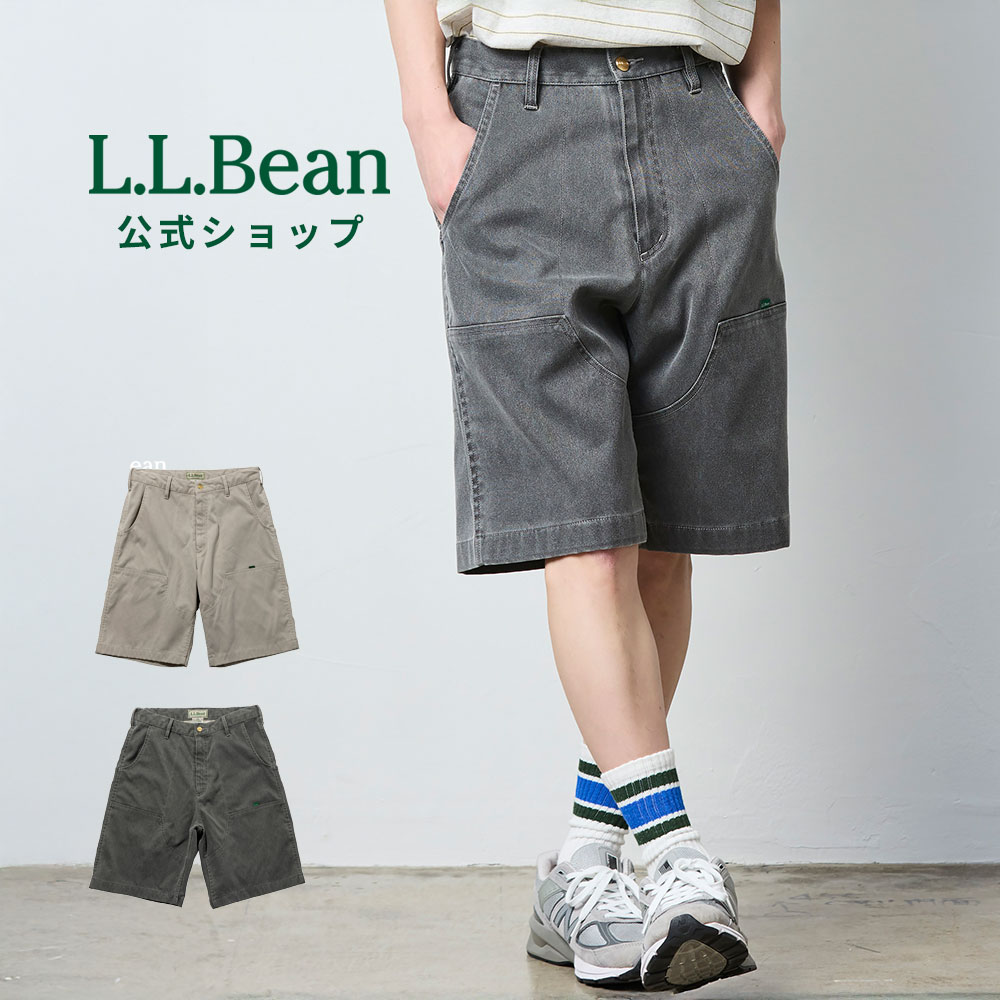 Rakuten - 【公式】 エルエルビーン プロスペクト ダブル ニー ショーツ ボトムス ズボン ショートパンツ ハーフパンツ 無地 ゆったり メンズ アウトドア ブランド JAPAN EDITION ポリエステル ストレッチ 軽量 ヴィンテージ風 膝下 ひざ下 五分丈 L.L.Bean LLBean llビーン llbeen