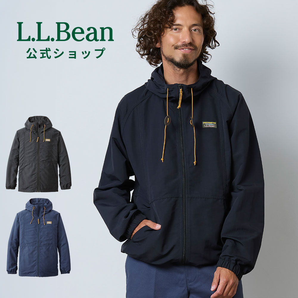 【20％OFFクーポン10/27まで】【公式】 エルエルビーン マウンテン クラシック フルジップ ジャケット マウンテンパーカー ジャケット ブルゾン パーカー アウター シェルジャケット メンズ アウトドア ブランド 耐水 防風 ナイロン 軽量 コンパクト ゆったり 無地 L.L.Bean
