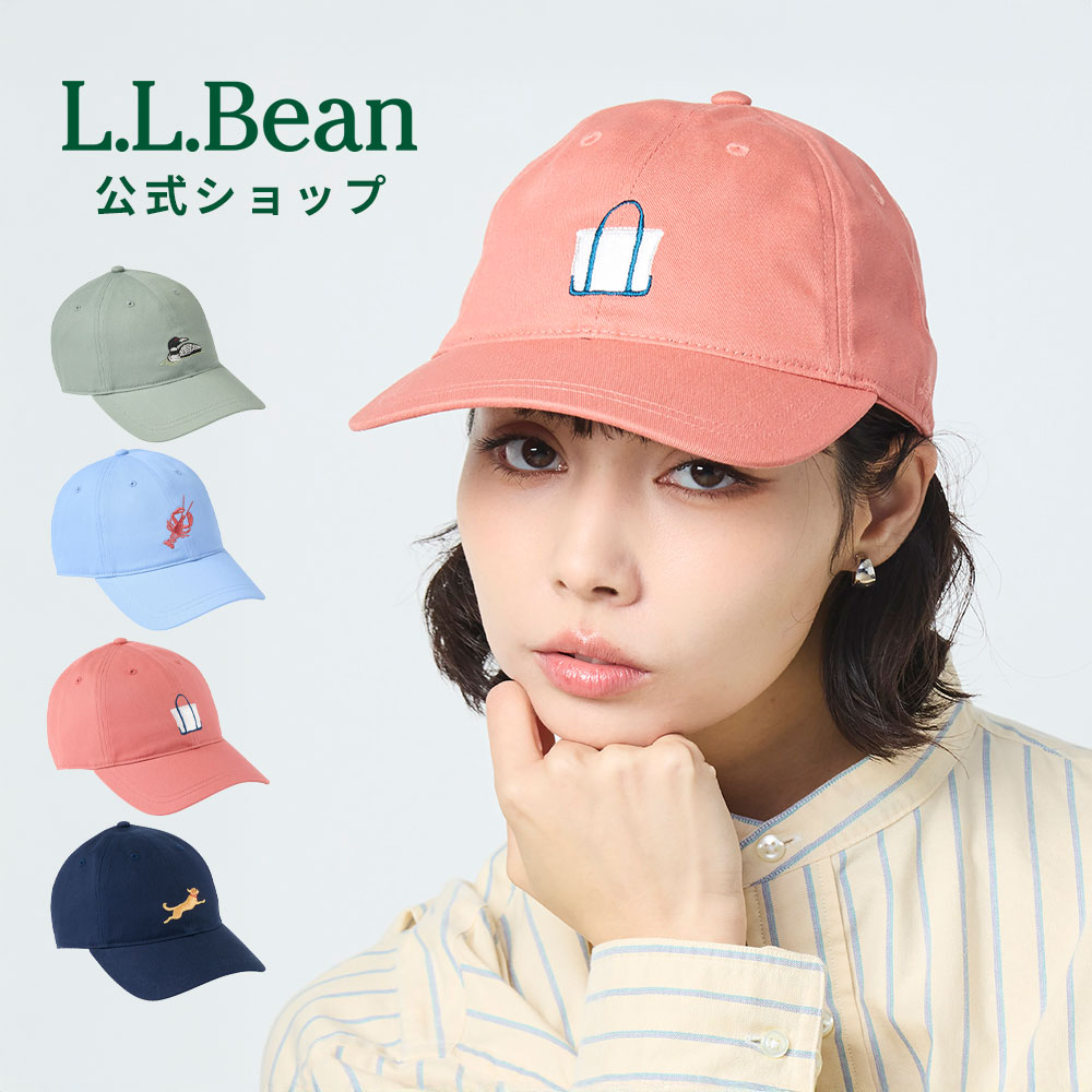 [Official] LLBean Motif Baseball Cap Hat - Embroidered Logo Cap - Men's, Women's, Unisex - Outdoor Brand - One Size Fits All - 100% Cotton - Suitable for Spring, Summer, Autumn, and Winter - Sun Protection - LLBean