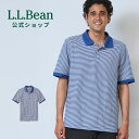 【FashionTHE SALEクーポン対象】 【公式】 エルエルビーン プレミアム ダブル エル ポロシャツ ビーン ブーツの刺繍入り ストライプ | 半袖 ...