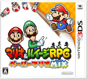 【新品】3DS　マリオ＆ルイージRPG ペーパーマリオMIX　【任天堂】