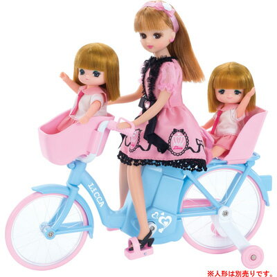 ☆2月15日エントリー楽天カード利用で店内全品ポイント必ず19倍（最大21倍）☆リカちゃんグッズ　LF-05　スイスイ走るよ！電動じてんしゃ　【Licca】【タカラトミー】【RCP】[201406]