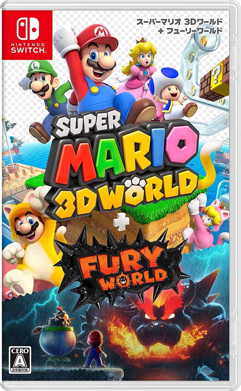 スーパーマリオ Nintendo Switch ゲームソフト 【送料無料】【新品】スーパーマリオ 3Dワールド + フューリーワールド -Nintendo Switch 【任天堂】