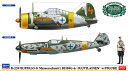 nZK@1/72 B-239 obt@[ & bT[V~bg Bf109G-6 g[eBClh w/tBMAy02439zyvfz