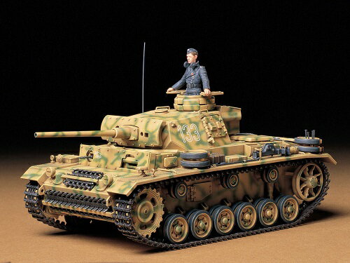 タミヤ 1/35 ドイツ III号戦車 L型【35215】【プラモデル】