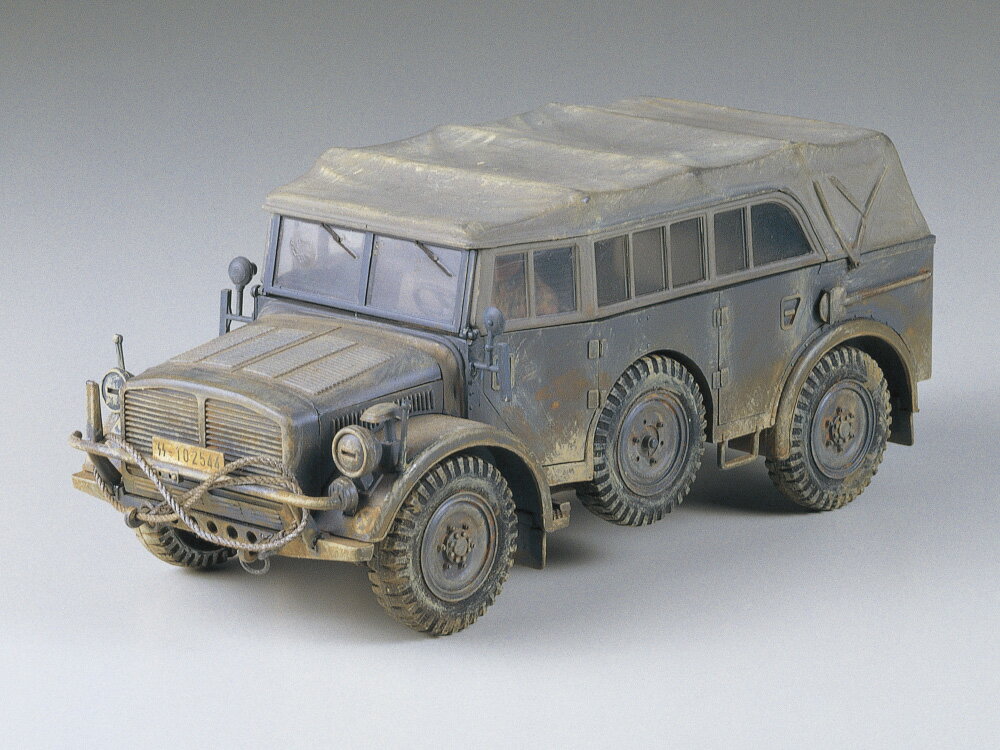 タミヤ　1/35 ミリタリーミニチュアシリーズ No.52　ドイツ 大型軍用乗用車 ホルヒ タイプ1a【35052】【プラモデル】