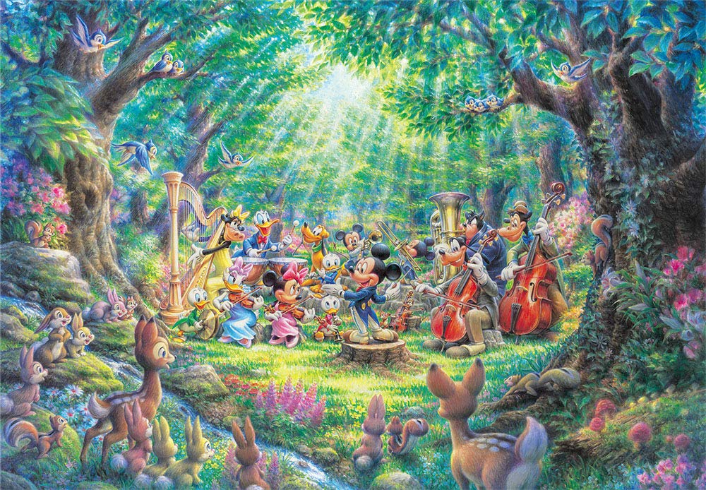 ディズニー1000ピース 森のフィルハーモニー （D-1000-045）【ディズニーパズル】