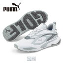 プーマ ゴルフシューズ ゴルフ GS ファスト ラバーアウトソール スパイクレス シューズ メンズ おしゃれ ブランド PUMA 撥水 スニーカー プーマホワイト 白 靴 376357 2024 春 春夏 夏