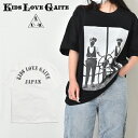 KIDS LOVE GAITE キッズラブゲイト パックtシャツ tシャツ 2枚セット 2枚組 パックt レディース メンズ 半袖 プリント おしゃれ ブランド クルーネック 綿100 カジュアル トップス 服 ユニセックス ブラック 黒 ホワイト 白 2024 春 春夏 夏