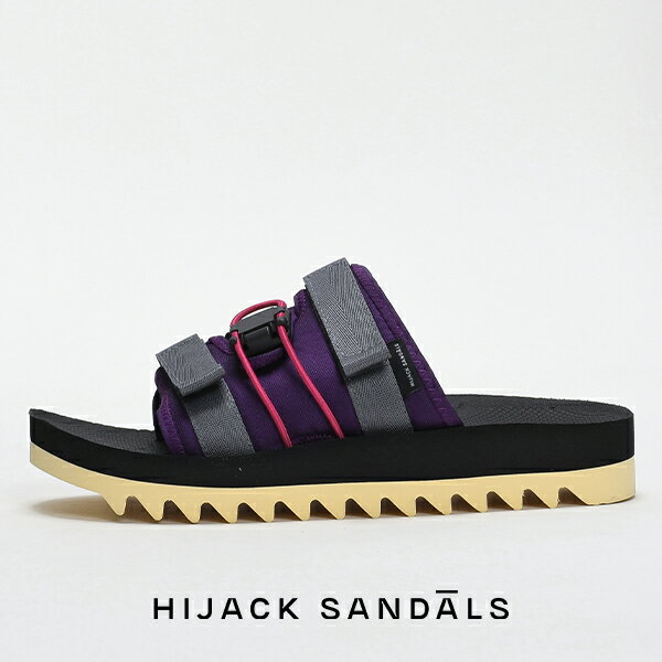 Manic Iris ブランド HIJACK SANDALS ハイジャックサンダルス スライドサンダル 厚底 サンダル 厚底サンダル メンズ レディース おしゃれ 靴 ビブラムソール シャークソール 履きやすい スライダーサンダル つっかけ 涼しい 軽い 軽量 海 フェス ブラック 黒 2024 春 春夏 夏