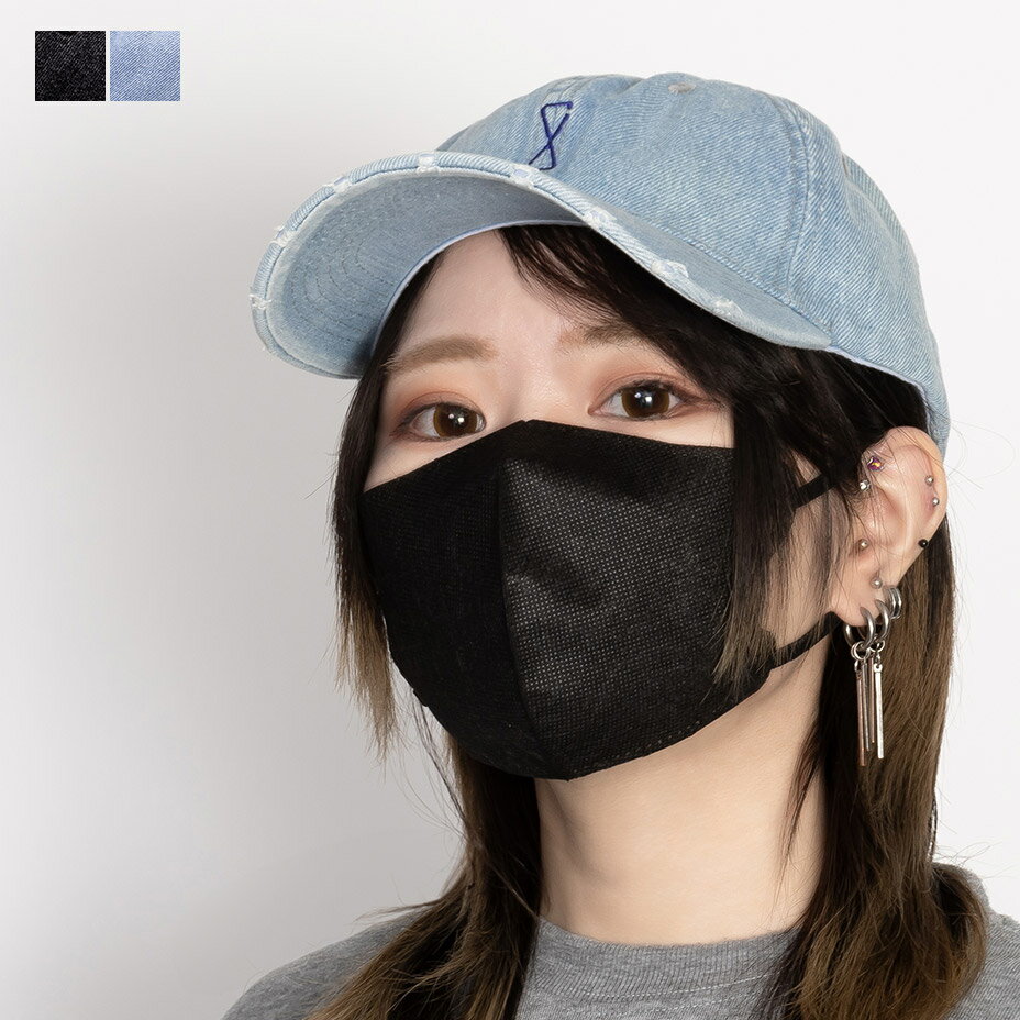 キャップ メンズ レディース 深め かっこいい 小顔 大人 帽子 ダメージキャップ uv 無地 ダメージデニム デニム おしゃれ ベースボールキャップ つば 7.5cm 韓国 可愛い かわいい 綿 コットン ブラック 黒 ブルー 青 2025 冬 春 春夏