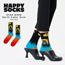 happy socks ハッピーソックス ギフト スターウォーズ Star Wars Darth Vader Sock P002887 靴下 メンズ レディース...