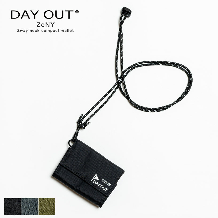 ネックウォレット レディース メンズ アウトドア かわいい ブランド DAY OUT デイアウト おしゃれ 三つ..