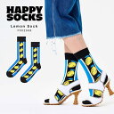 happy socks ハッピーソックス ギフト Lemon Sock P002568 靴下 レディース メンズ おしゃれ ブランド かわいい ビジネス ソック...
