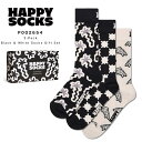 happy socks ハッピーソックス 靴下 レディース メンズ ブランド プレゼント かわいい おしゃれ 3足セット ギフトボックス クルー丈 ソックス く...