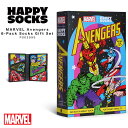 happy socks ハッピーソックス ギフト MARVEL Avengers 6-Pack Socks Gift Set マーベル アベンジャーズ 6足セッ...