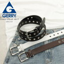 GERRY ジェリー ベルト レディース メンズ ハトメベルト カジュアル おしゃれ 太め 幅 35mm 穴 多い いっぱい 幅広 フリーサイズ バックル かっ...