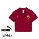 プーマ ハリーポッター ハリー・ポッター puma Harry Potter ポロシャツ レディース 半袖 クロップド丈 ショート丈 開襟 おしゃれ かわいい ...