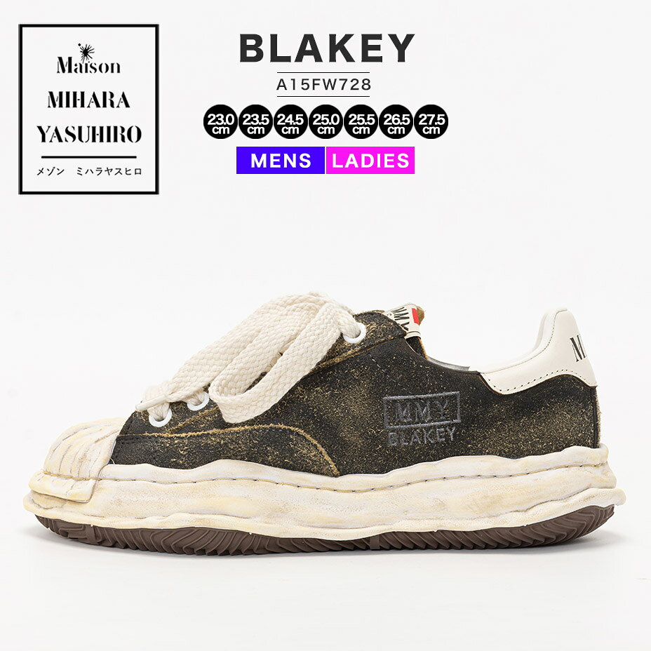 Maison mihara yasuhiro blakey ミハラヤスヒロ ブレイキー スニーカー メンズ レディース A15FW728 黒..
