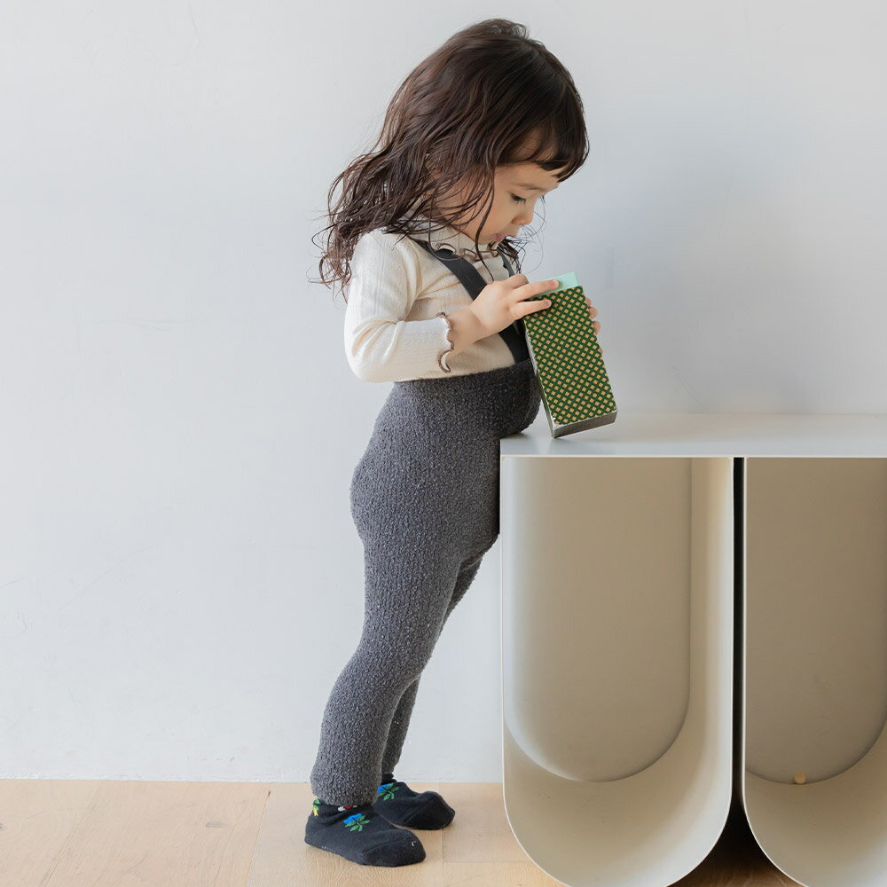 【日本製】サスペンダー レギンス マシュマロ ベビー服 子供服 女の子 男の子 サロペット パンツ 赤ちゃん 可愛い 秋冬 冬用 新生児 幼児 保育園