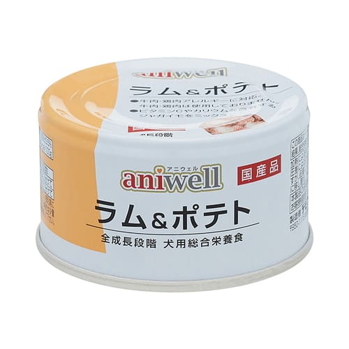 Rakuten - aniwell ラム&ポテト 85gデビフ アニウェル 犬 缶 総合栄養食 ウェットフード フード ドッグフード