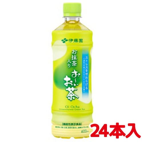 伊藤園 抹茶入リ お?いお茶 PET 600mL×24本 機能性表示食品ドリンク 飲料 お茶