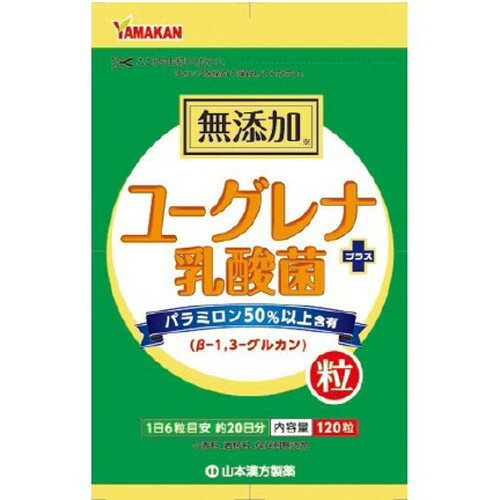山本漢方製薬 ユーグレナ+乳酸菌粒 120粒ヤマモトカンポウ 健康食品