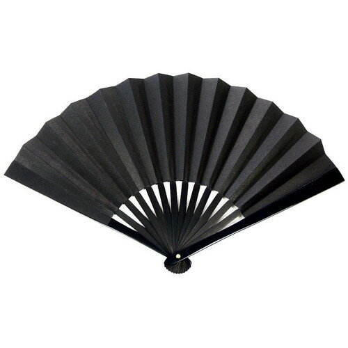 樂天商城 - 鉄扇8寸/黒 TS-B(全長24cm)てっせん