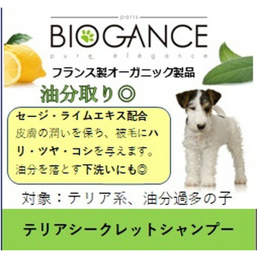 ライフの達人のINO(イーノ) BIOGANCE(バイオガンス) テリアシークレットシャンプー 4Lテリア種 ワイヤーコート用 プロフェッショナル仕様｜アングル2