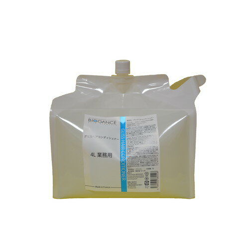 INO(イーノ) BIOGANCE(バイオガンス) グリスヘアーコンディショナー 4L犬猫兼用 保湿・栄養補給 オーガニック 低刺激 パラベンフリー
