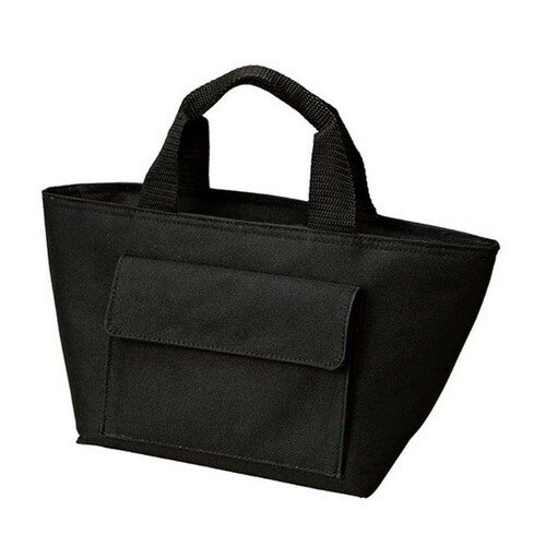 樂天商城 - トルネ 保冷ランチバッグ バトゥ ブラック耐水性 弁当袋 ランチバッグ