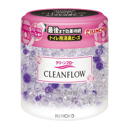 樂天商城 - 大日本除虫菊 クリーンフロー トイレ用消臭ビーズ 60日 フローラルソープの香り大日本除虫菊株式会社