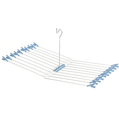 樂天商城 - サワフジ タオルハンガー 20枚掛け ブルー