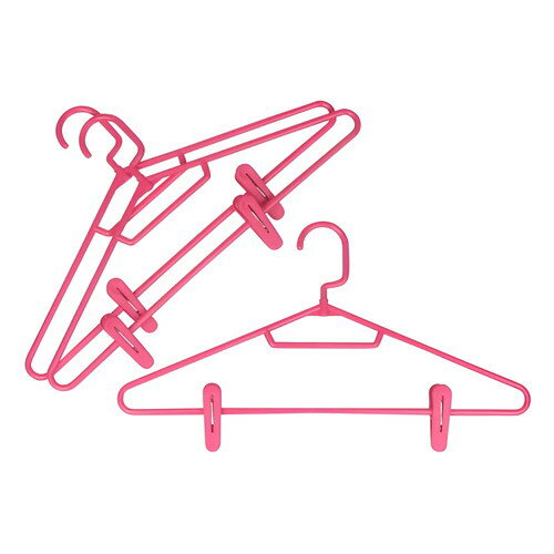 樂天商城 - サワフジ スマートハンガークリップ付 3本組 ピンク