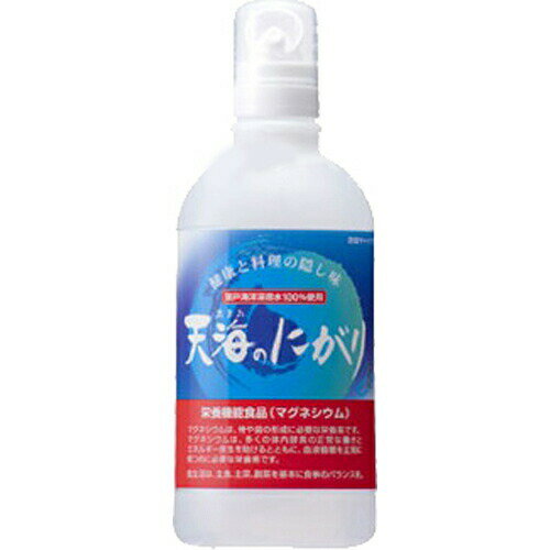 商品説明「天海のにがり 450mL」は、室戸の海洋深層水を100%使用したにがり水です。ご飯や味噌汁、漬物、煮物などに数滴加えるとひと味ちがうコクとまろやかさが出ます。素材の持つ旨みや甘味を引き立ててくれます。天海のにがり 450mLの上手...