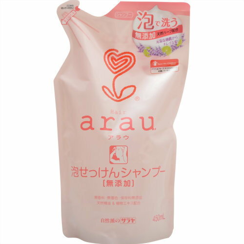 arau. アラウ 泡せっけんシャンプー つめかえ用 450ml arau. アラウ 泡せっけんシャンプー つめかえ用 450ml