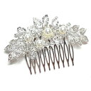 髪飾り かんざし パール ヘッドドレス 花 フラワー 白
