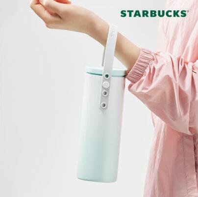 [送料無料] 韓国で大人気のタンブラーの一つで、高級できれいなデザインとハンドルの取っ手と密閉型のふたで移動する時に便利なのがポイントSS Good For You Green Doina Tumbler