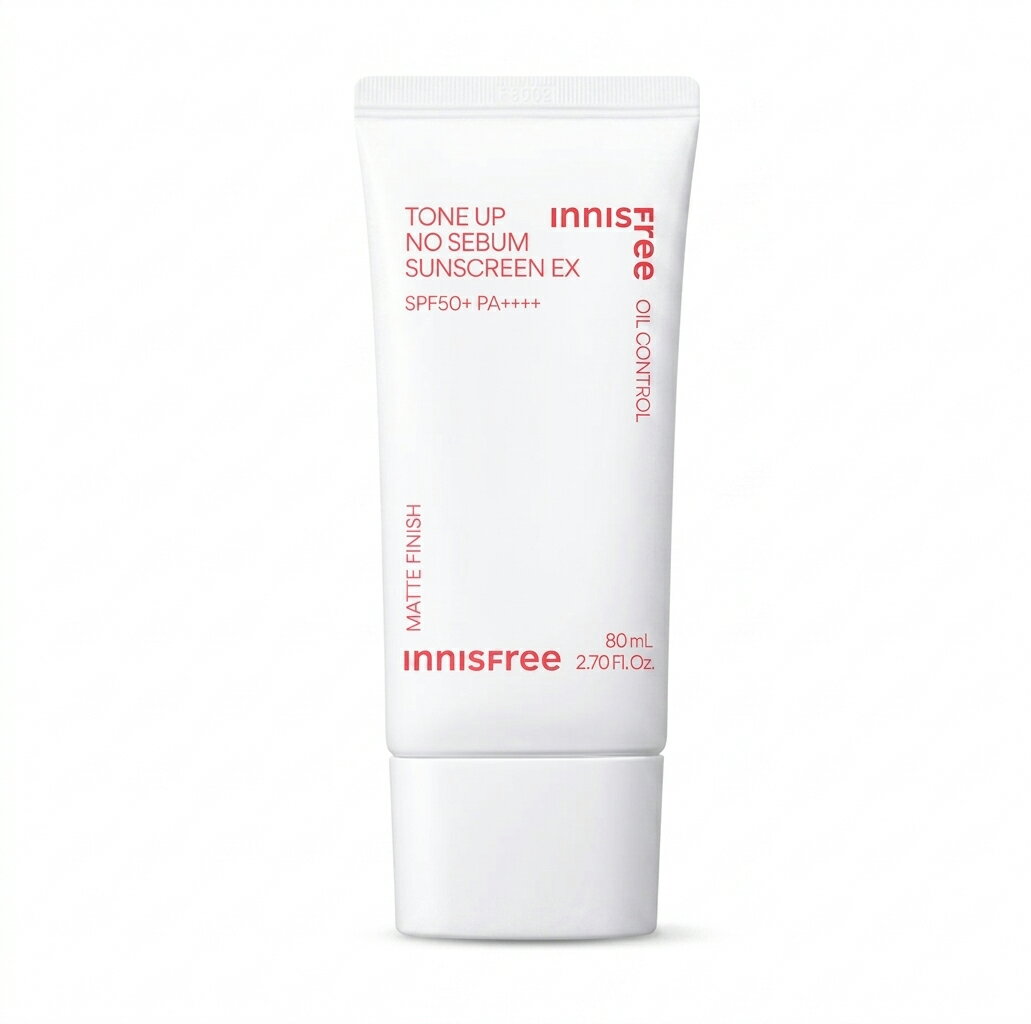 乐天商城 - [送料無料] INNISFREE イニスフリー トーンアップ ノーセブム サンスクリーン EX 80ml さわやかな仕上がり 韓国コスメ SPF 50+ PA++++